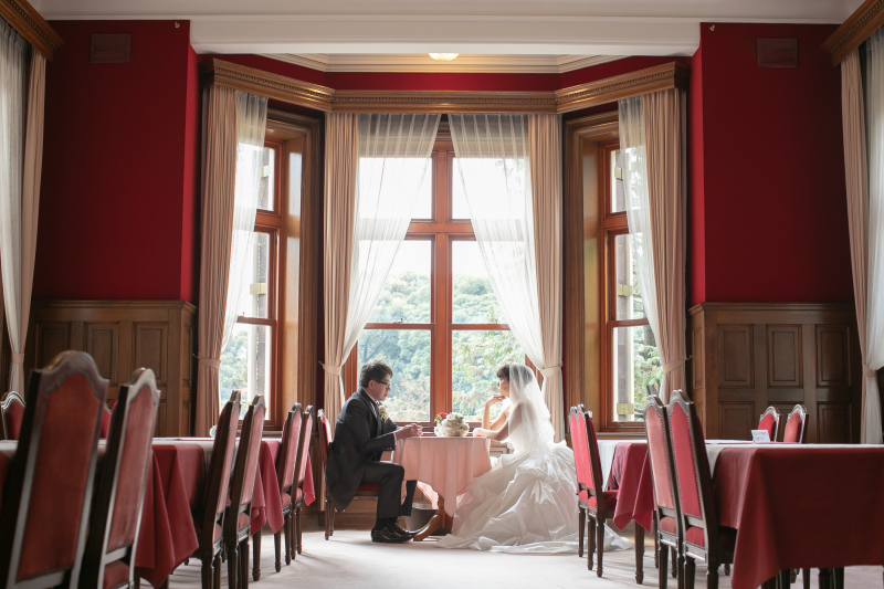 歴史ある空間で