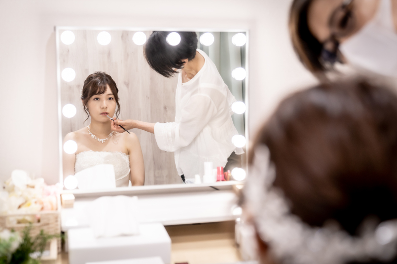 ヘアメイク...♡