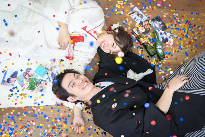 クラッカーを使って