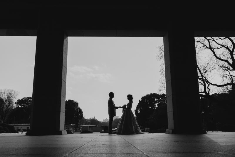 モノクロで・・