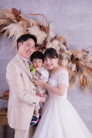 お子様と一緒にウェディング