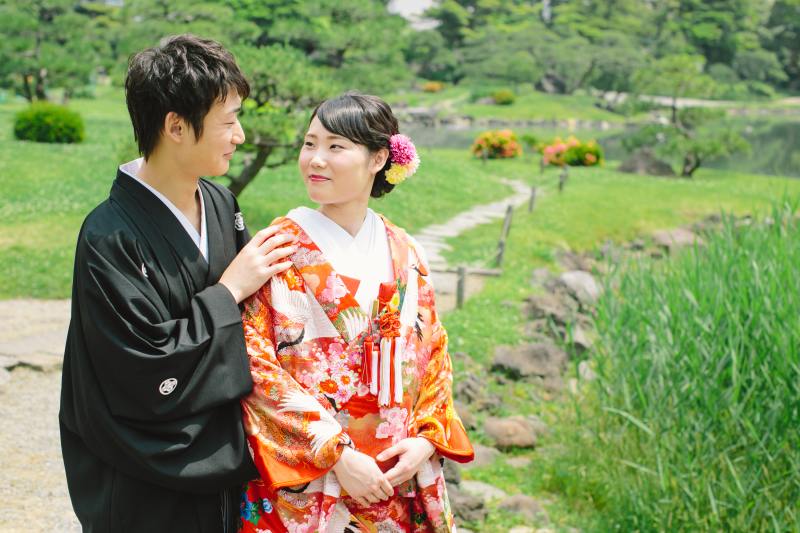 和装ならではのポージング＊