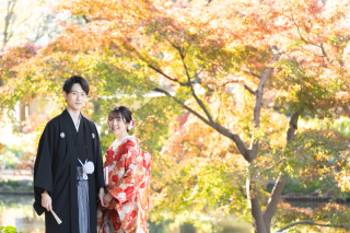 和装　紅葉ロケーション