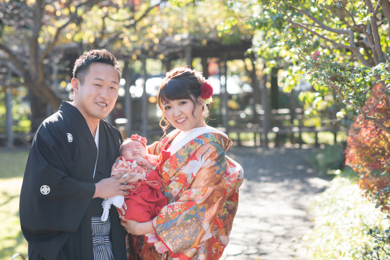 お子様とロケーション撮影