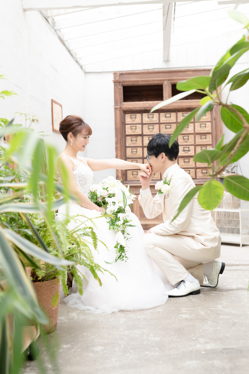 ご新婦様のお手元に