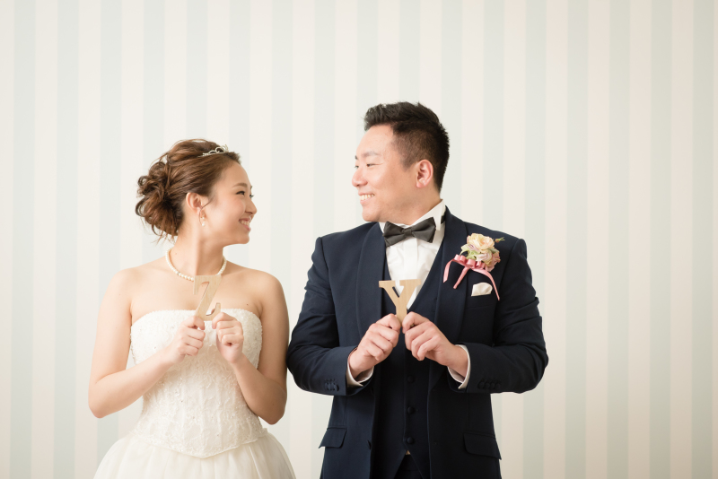 イニシャルと一緒