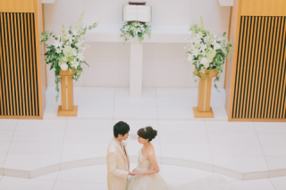 和装＆洋装　庭園＋チャペル　ロケーション