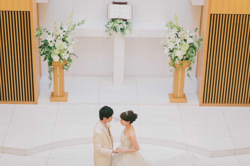 和装＆洋装　庭園＋チャペル　ロケーション