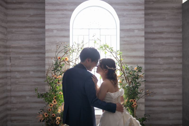 シルエットショットも