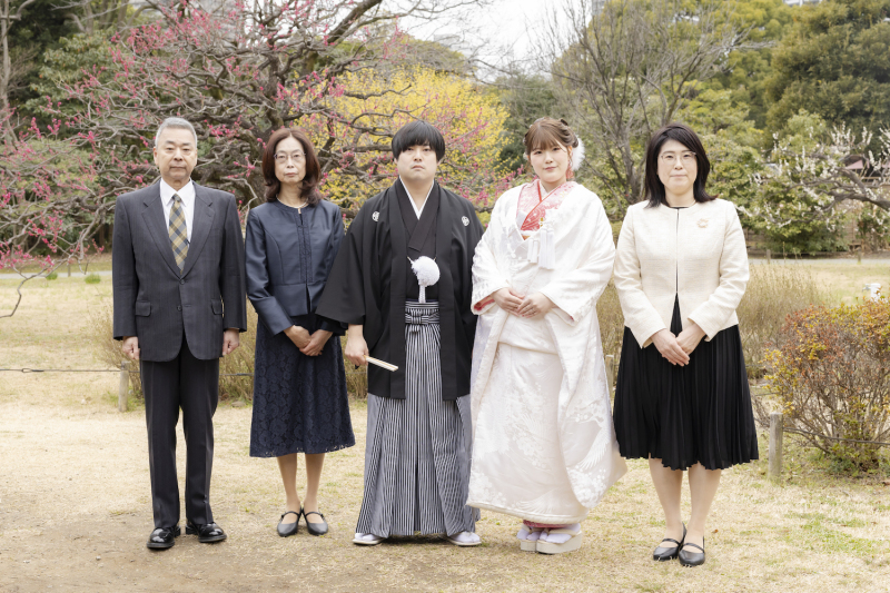 結びは、ご家族揃って素敵な1枚を!素敵な思い出に