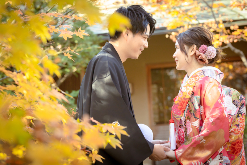 見つめ合いショット