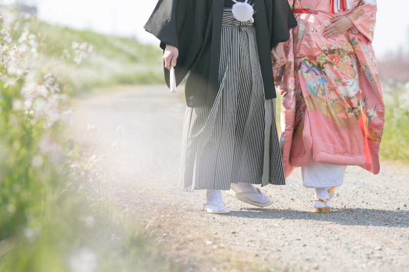 夫婦になって歩みだす一歩・・・