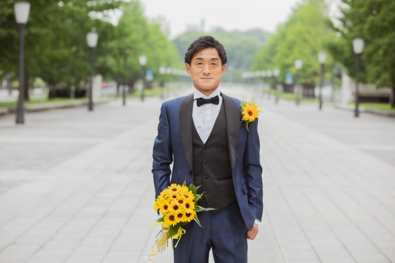 ご新郎様ソロショット