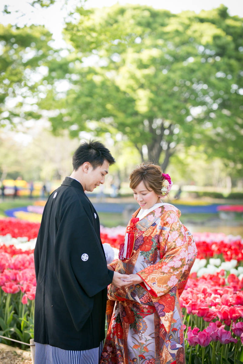 チューリップ畑