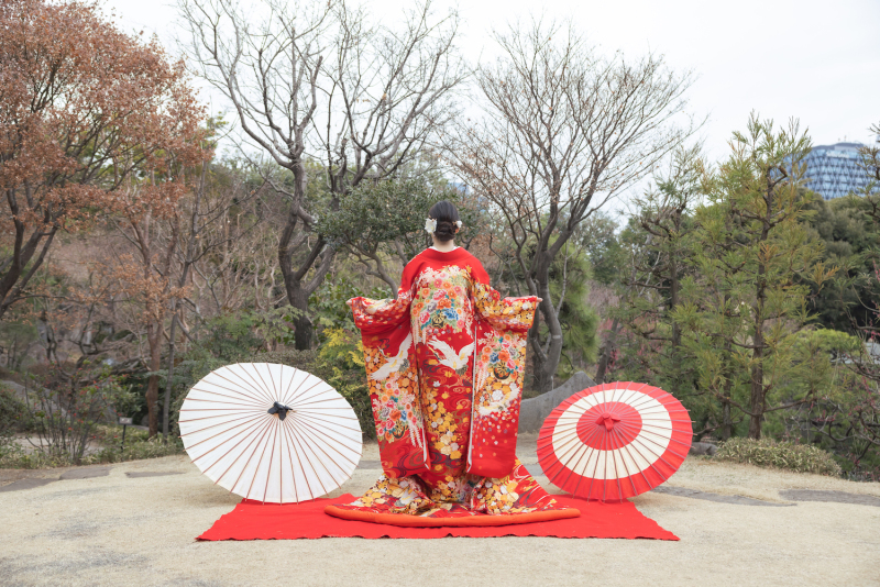 ご新婦様ソロショット！華やかなお衣装が映えますね