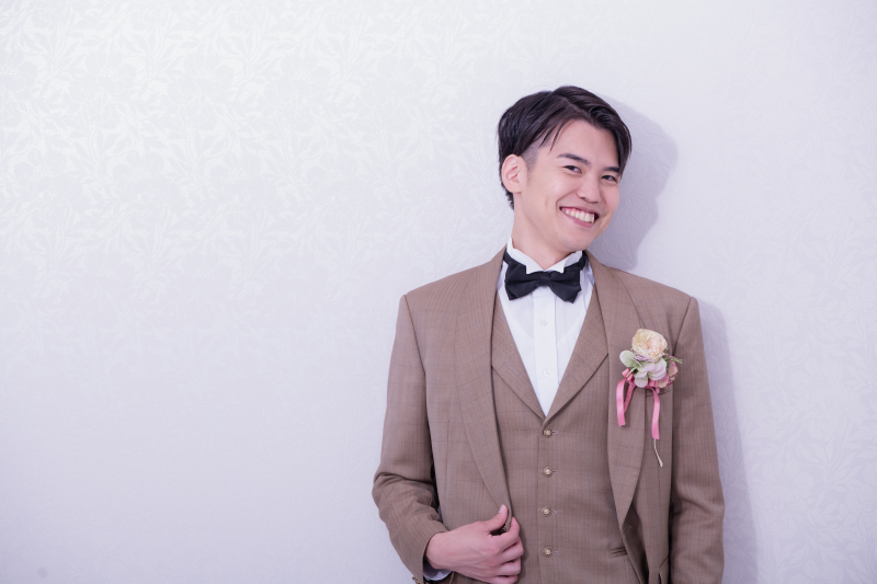 ご新郎様ソロショット