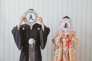 アイテムを使った可愛いスタジオ撮影♪