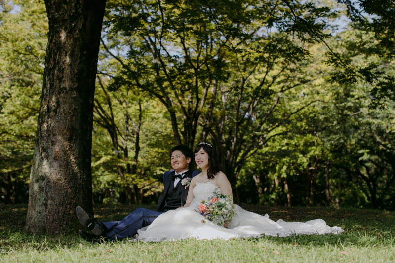 洋装　ロケーション撮影