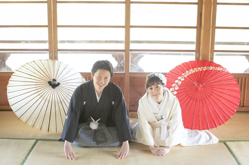 和室での一枚。