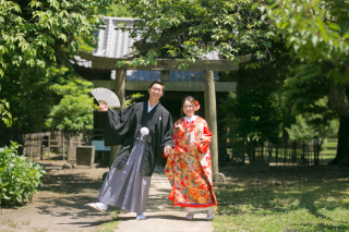和装ロケーション＠浜離宮