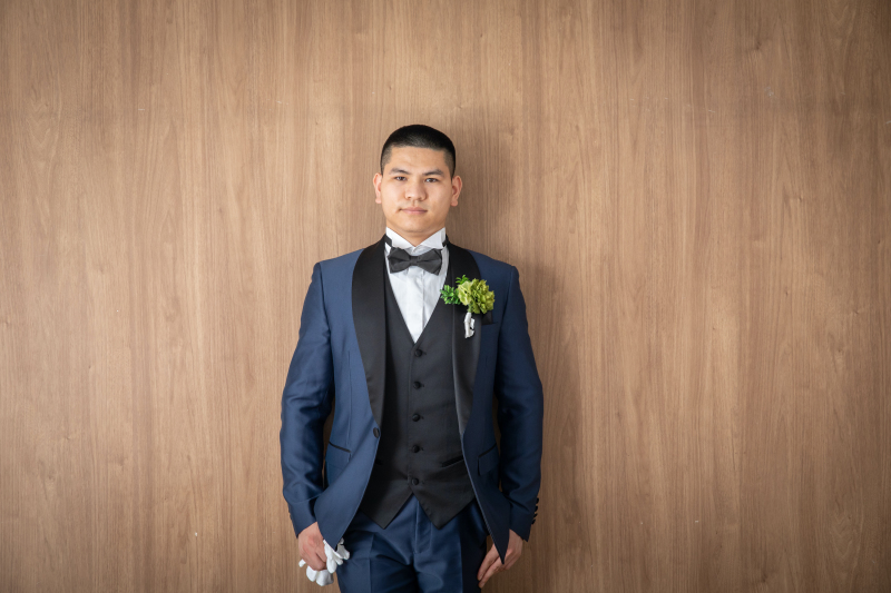 ご新郎様ソロショット