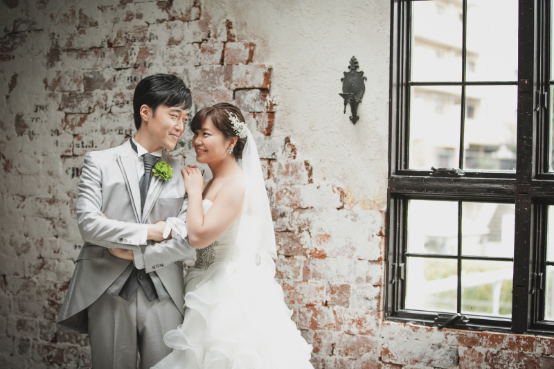 笑顔で向き合うお二人。