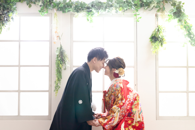 お鼻をくっつけて