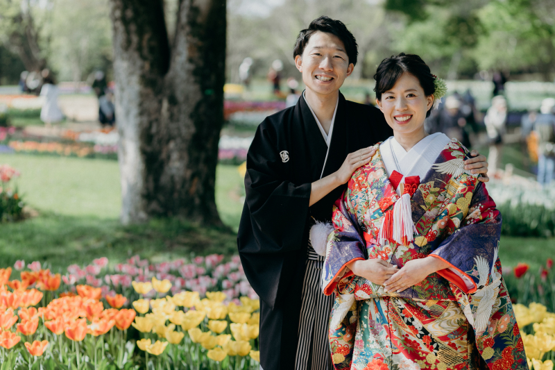 チューリップ畑♪