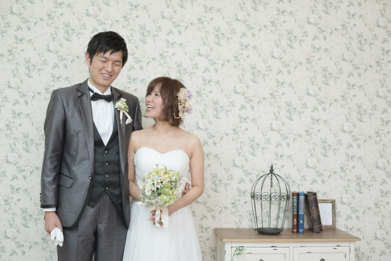 お花の壁紙で、ガーリーショット