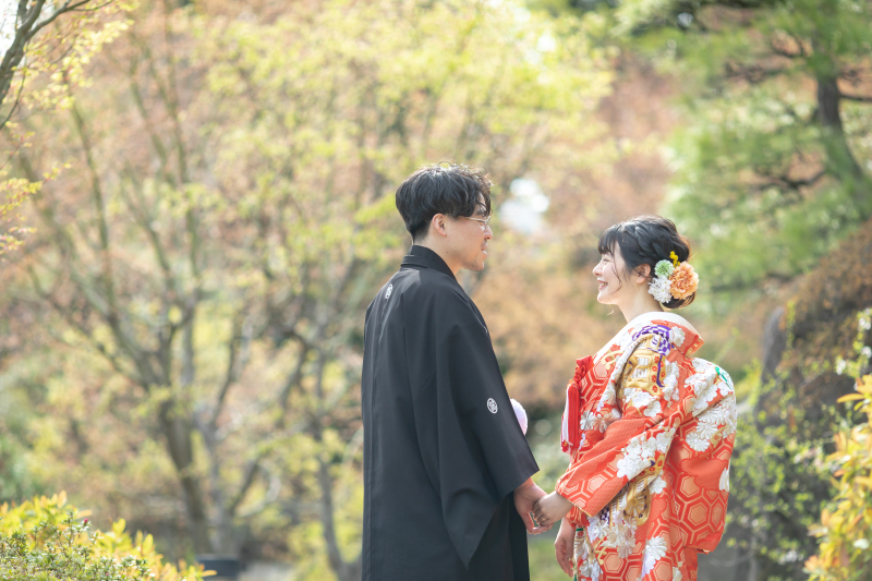 新緑に包まれて・・・