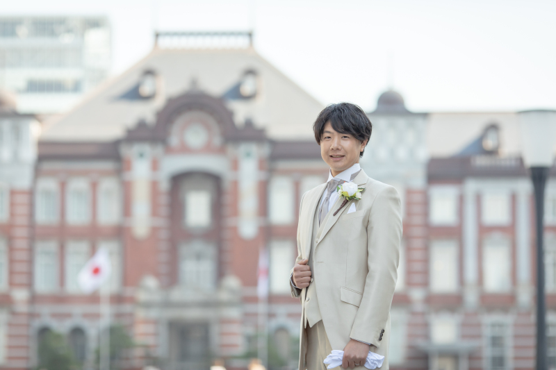 ご新郎様のソロショット