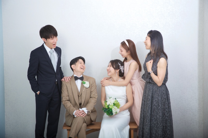 ご家族と一緒にスタジオ撮影