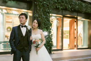 洋装　ロケーション撮影