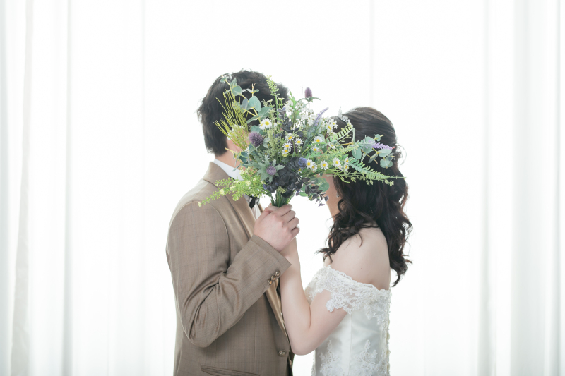 キス風ショットも