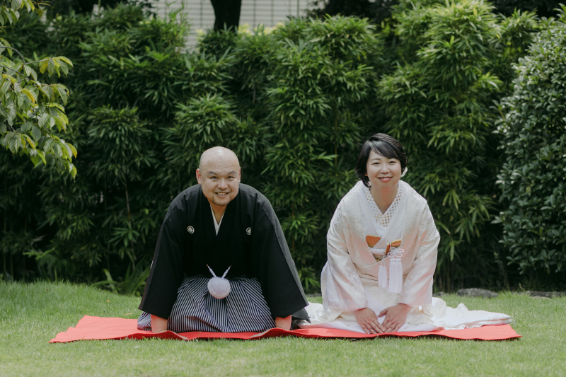 お辞儀ショット