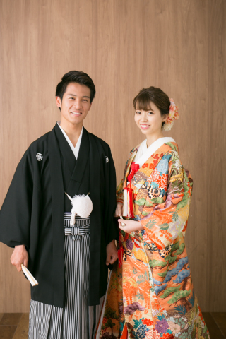 和装スタジオで♡洋装はお外での撮影♡