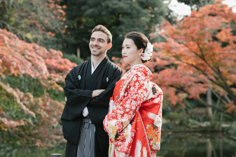 和装 紅葉ロケーション