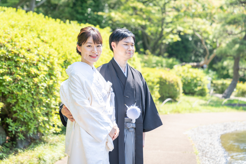 白無垢に早着替え
