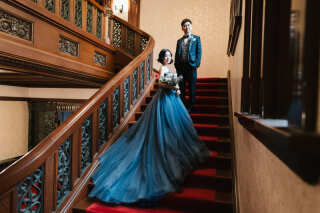 旧前田侯爵邸×カラードレス