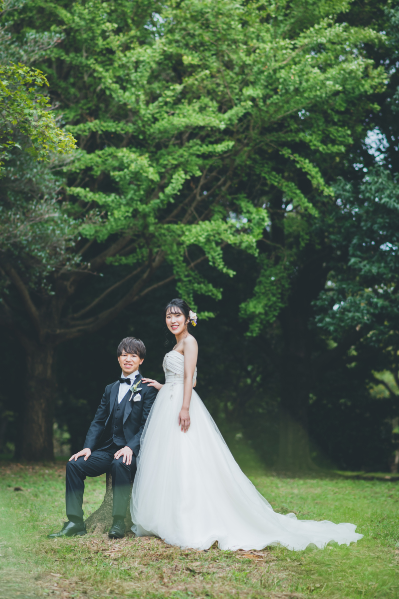 お二人らしく、寄り添って。