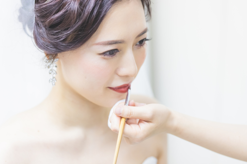 ヘアメイクの仕上がり＊