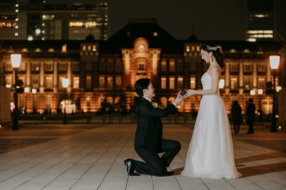 洋装　ロケーション撮影