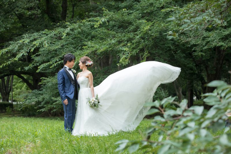 ドレスのトレーン