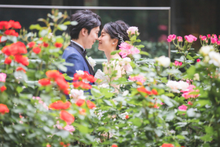 まるでお姫様のように華やかな東京駅での撮影