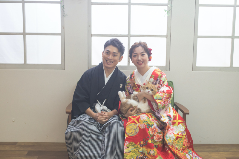 ２人と１匹で＊