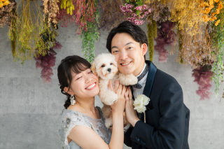 わんちゃんとの撮影＊