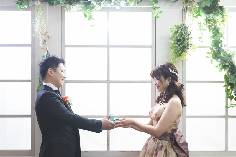 はにかんだお二人・・♡