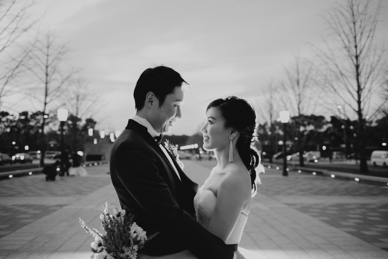 見つめ合うお二人