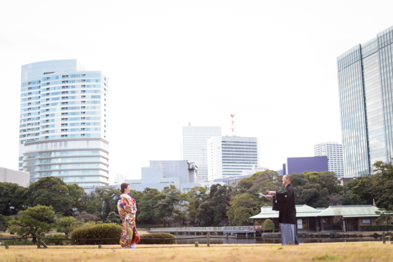 都心の日本庭園