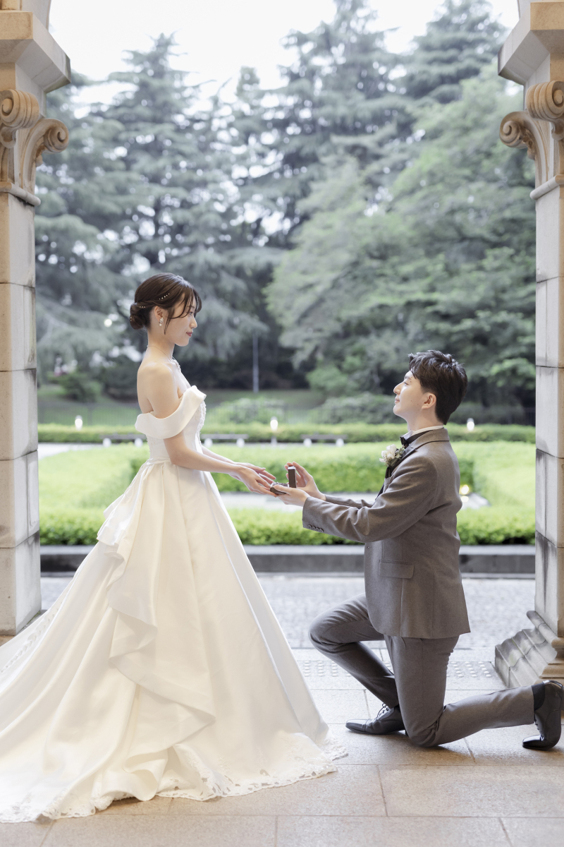 婚礼写真といえば「プロポーズショット」も忘れずに